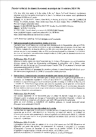 procès verbal de la séance du conseil municipal du 10 octobre 2024